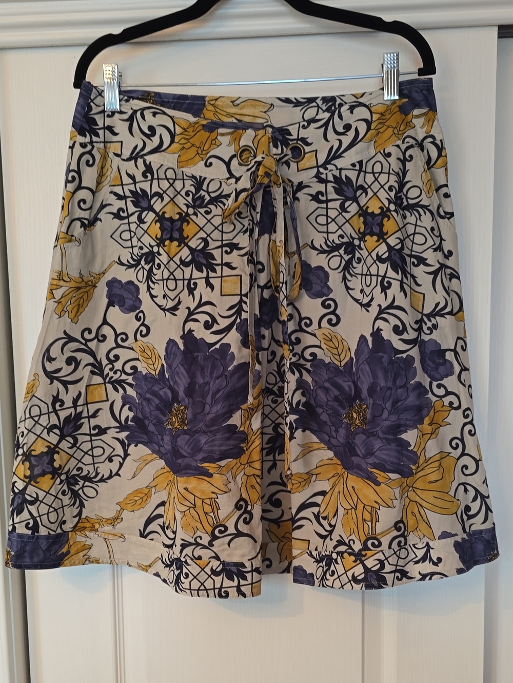 Premise Floral A Line Skirt